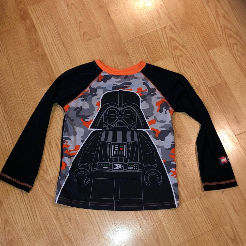 Boys pajama top LEGO STAR WARS sz 8 NEW SOFT LS